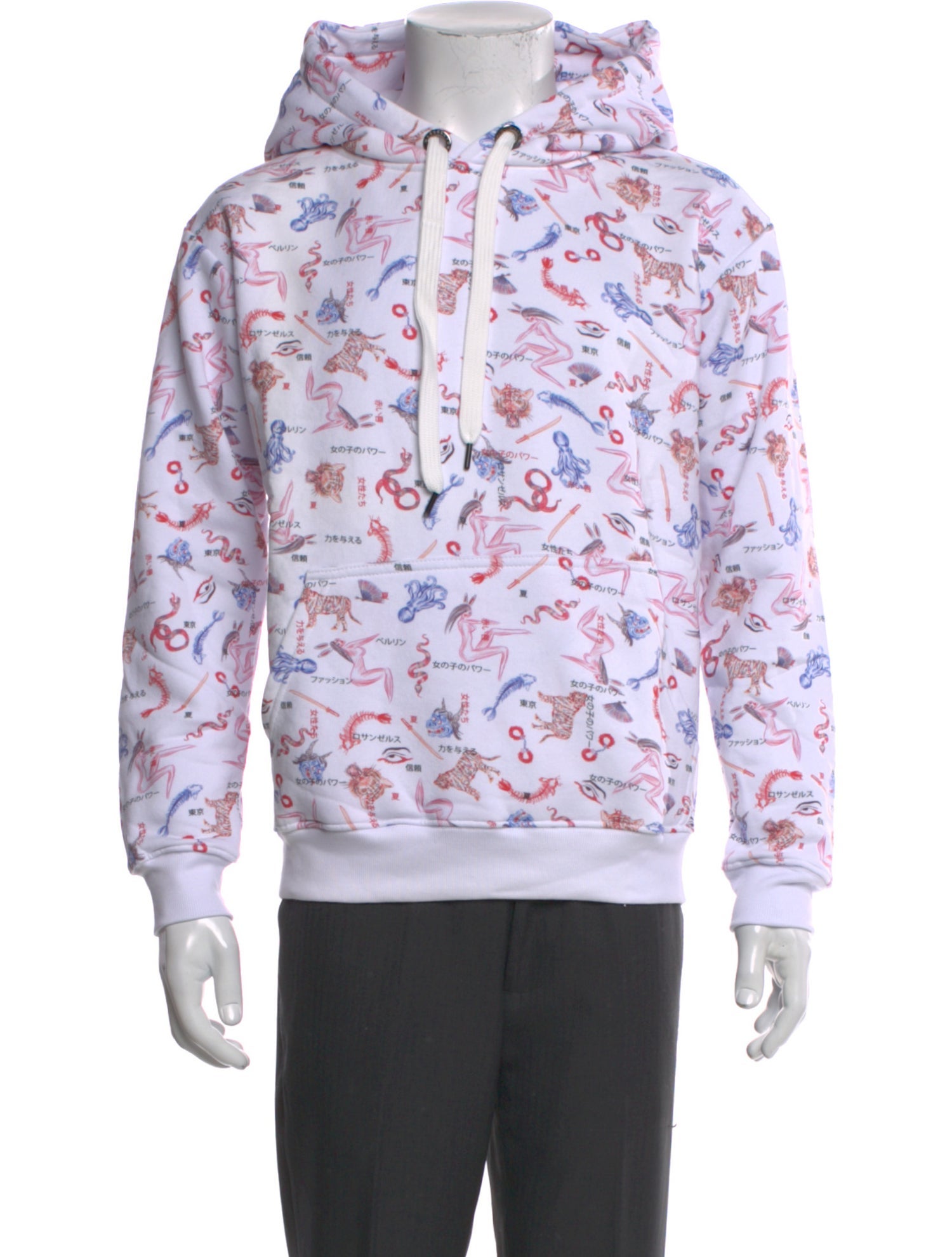 Marcell Von Berlin Printed Crew Neck Hoodie w/ Tags