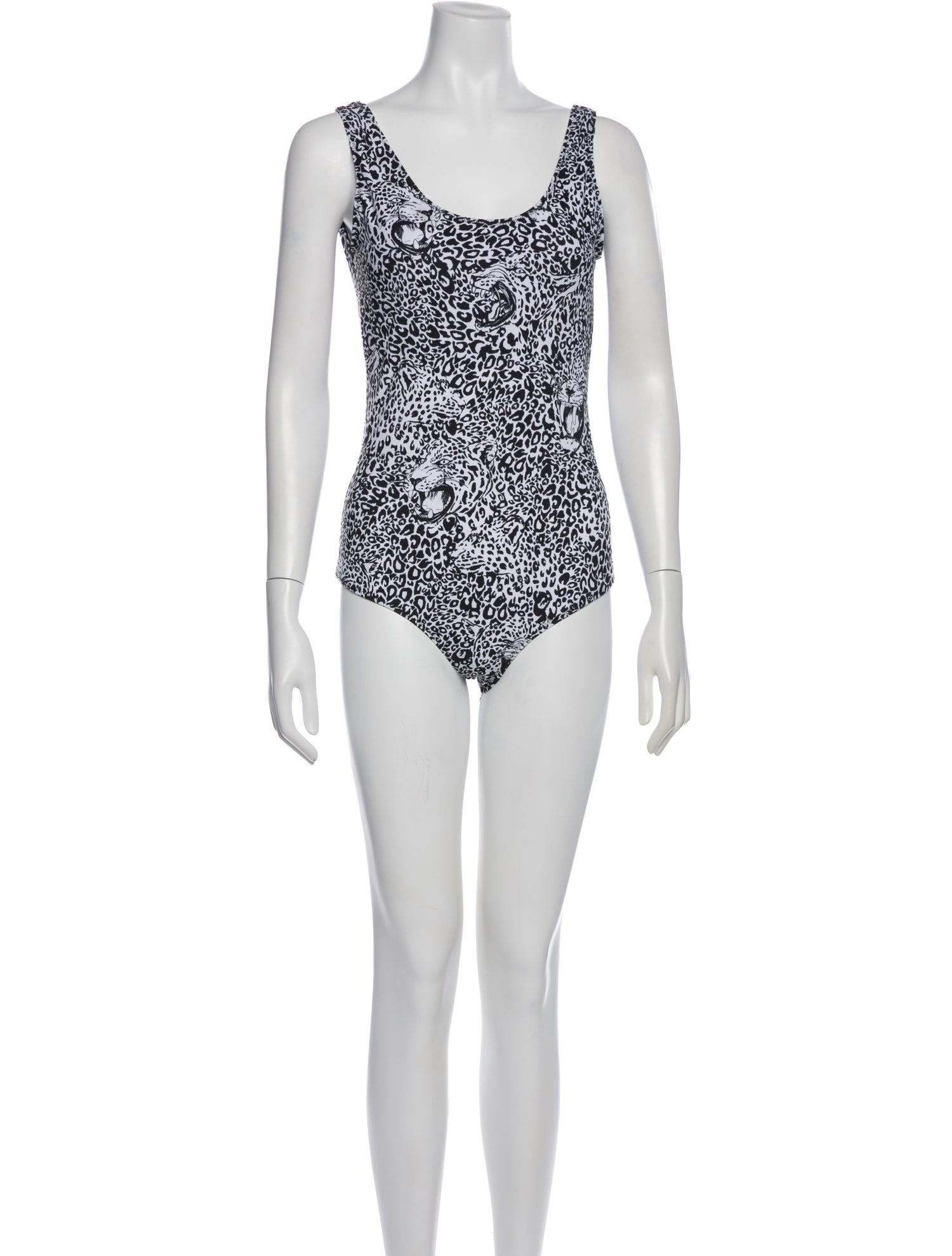 Marcell Von Berlin Animal Print One-Piece