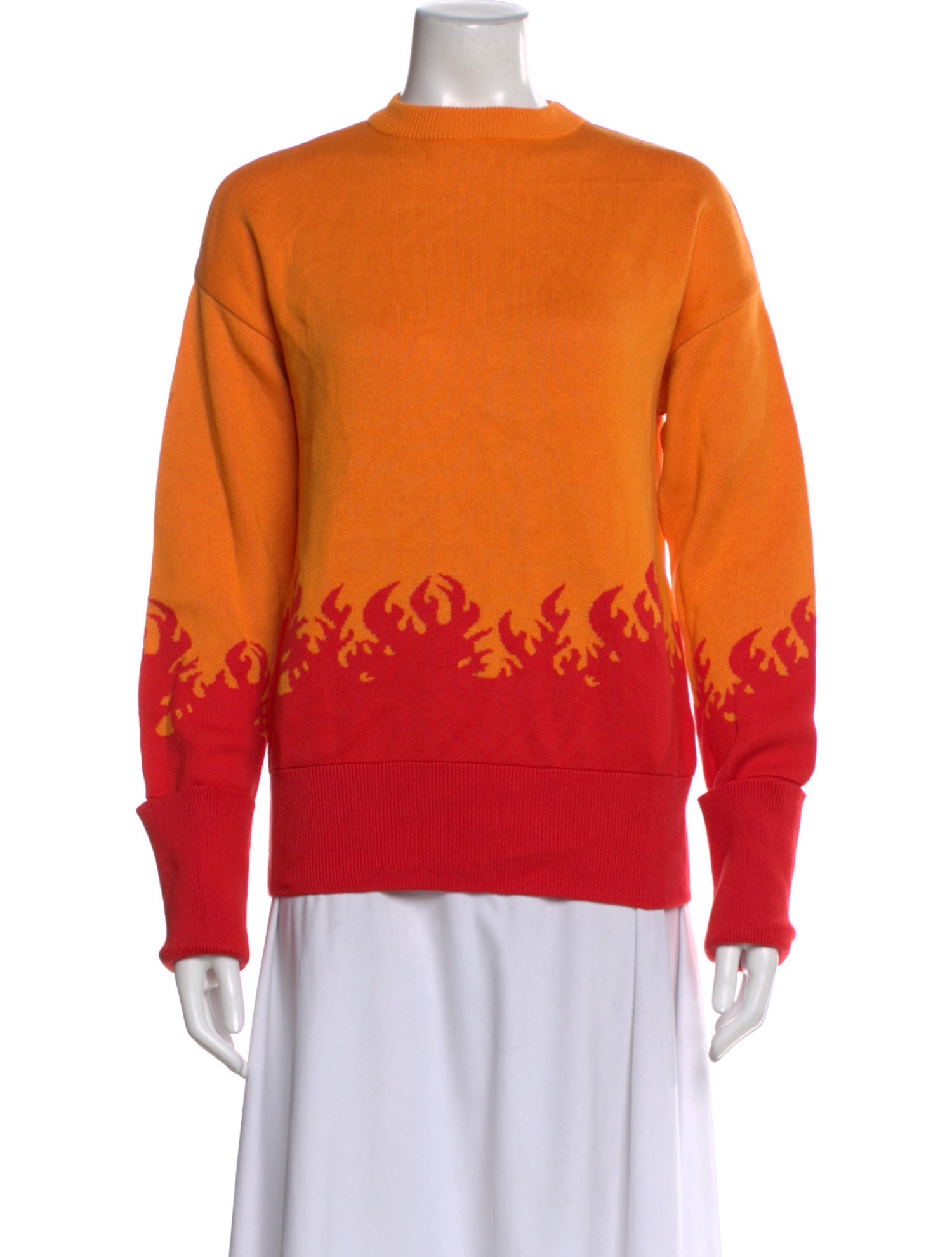 Marcell Von Berlin Colorblock Pattern Bateau Neckline Sweater w/ Tags