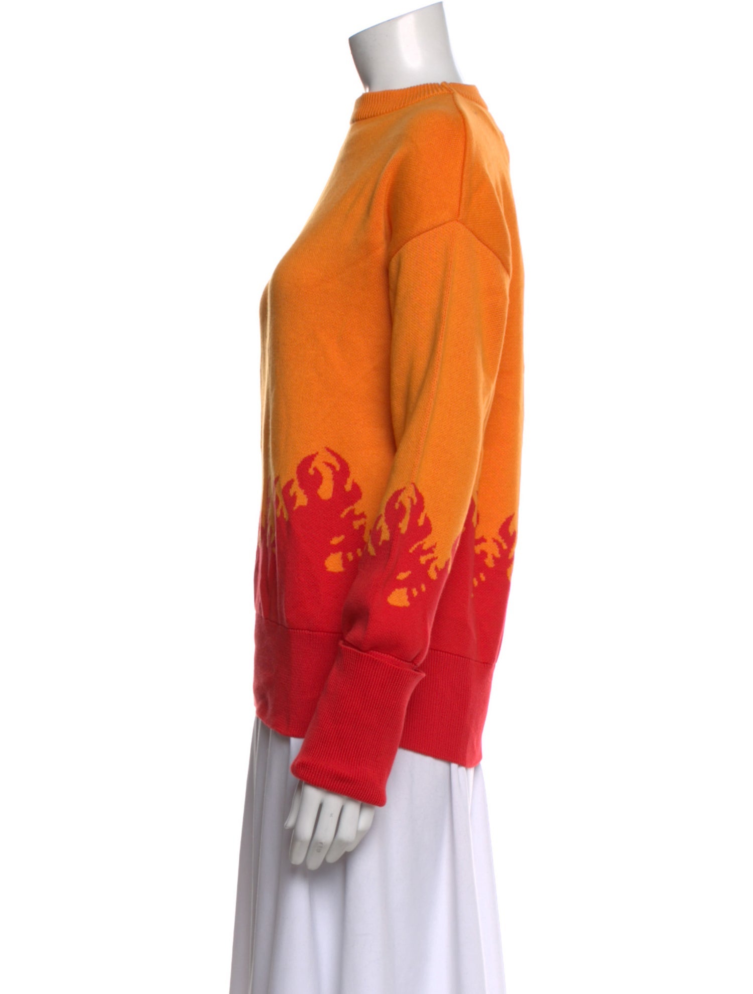 Marcell Von Berlin Colorblock Pattern Bateau Neckline Sweater w/ Tags