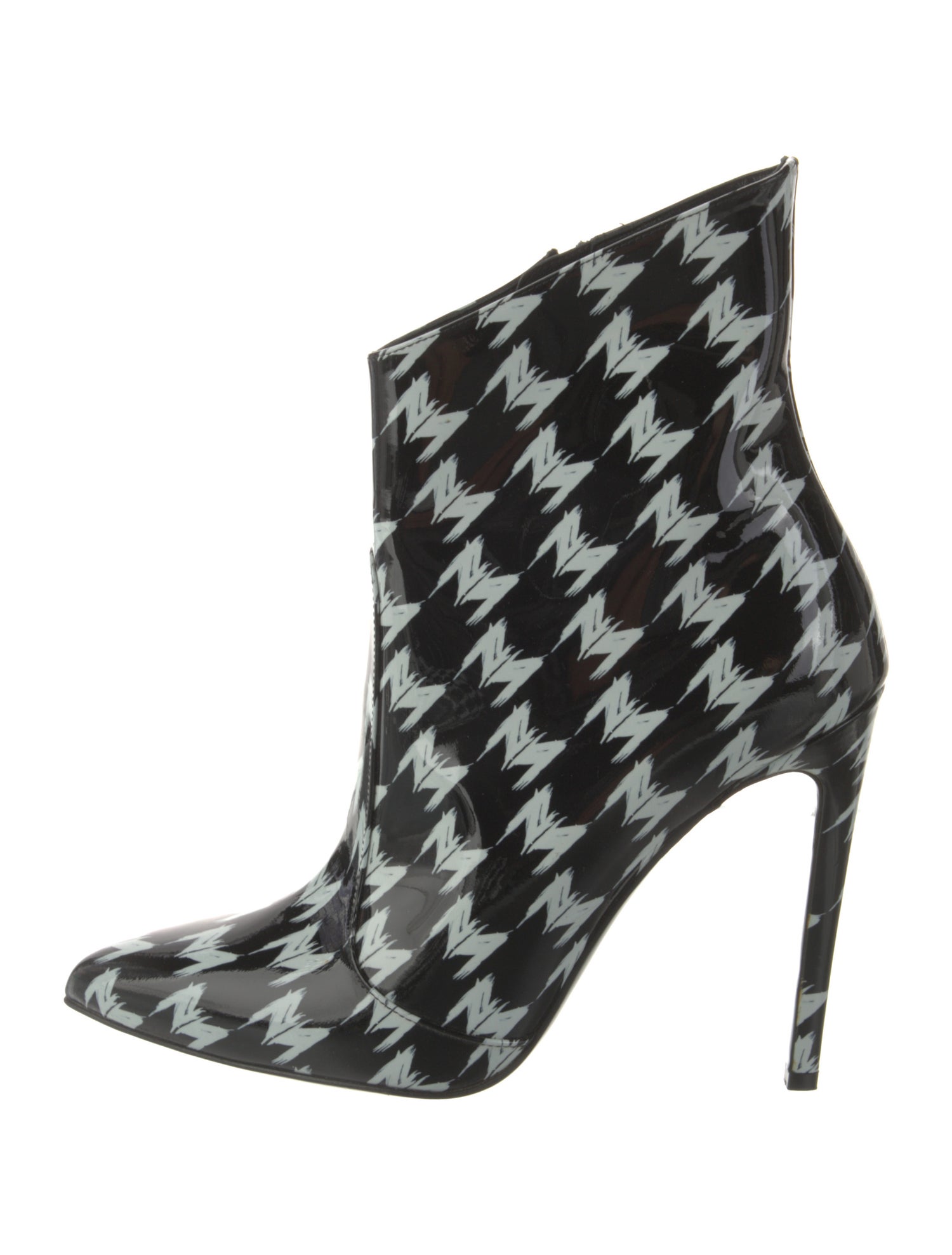 Marcell Von Berlin Patent Leather Printed Boots