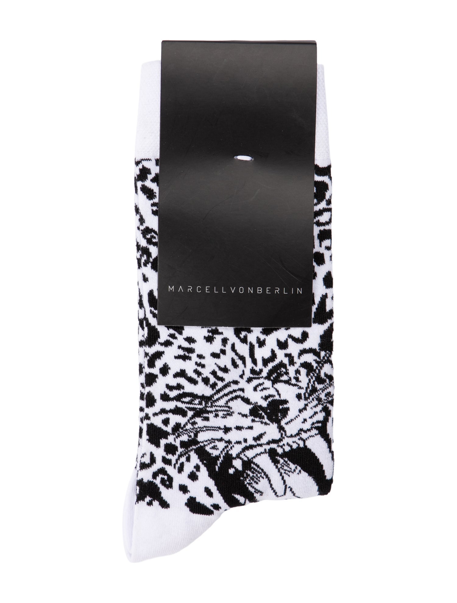 Marcell Von Berlin Printed Knit Socks w/Tags