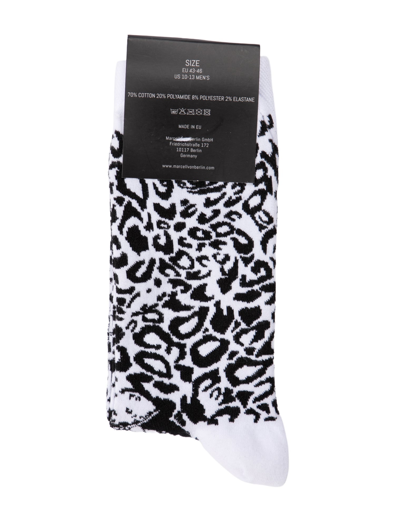 Marcell Von Berlin Printed Knit Socks
