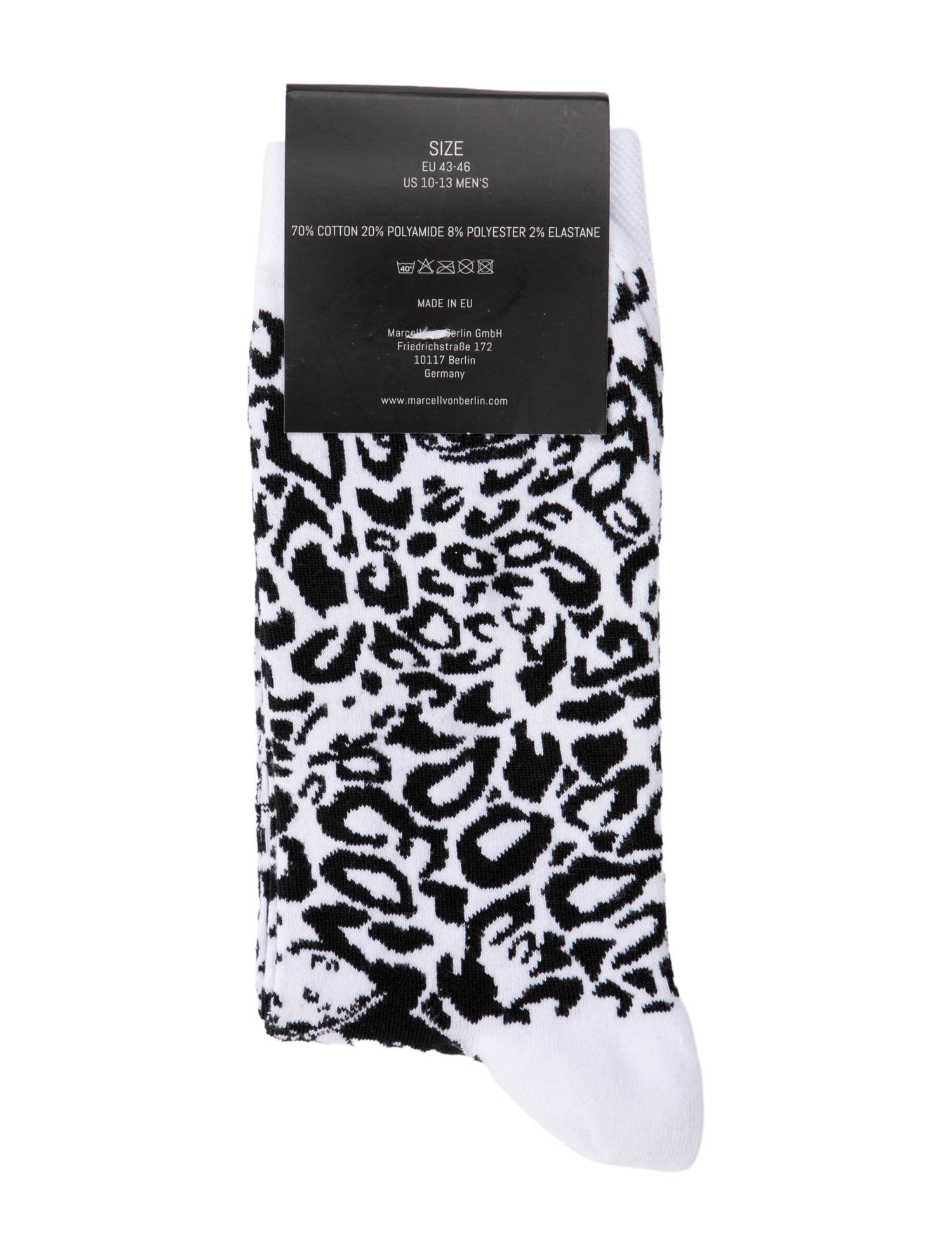 Marcell Von Berlin Printed Knit Socks