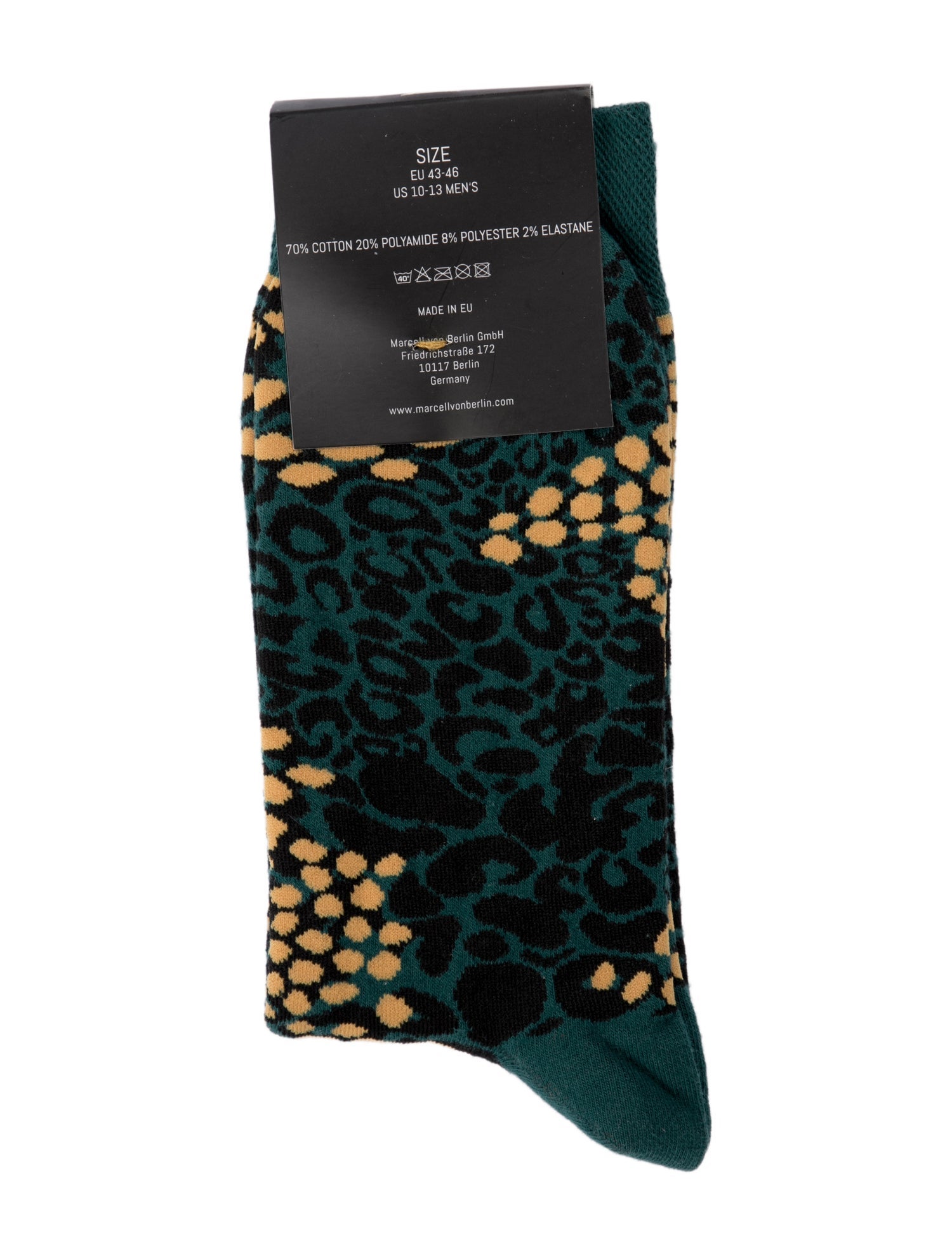 Marcell Von Berlin Printed Knit Socks