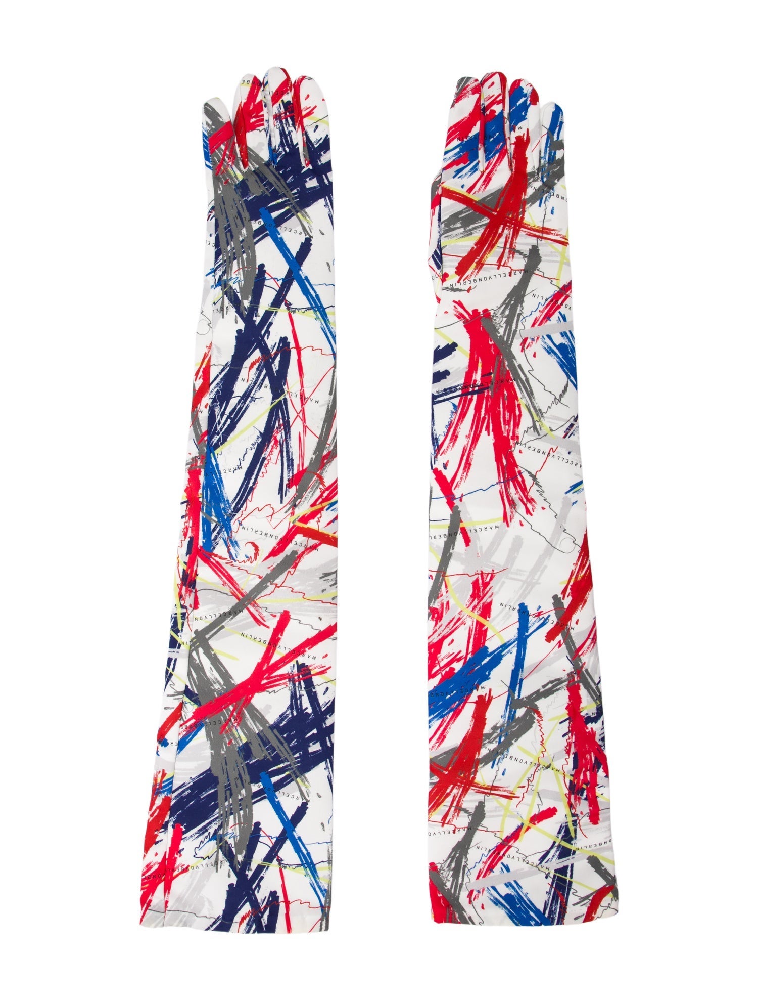 Marcell Von Berlin Patterned Gloves