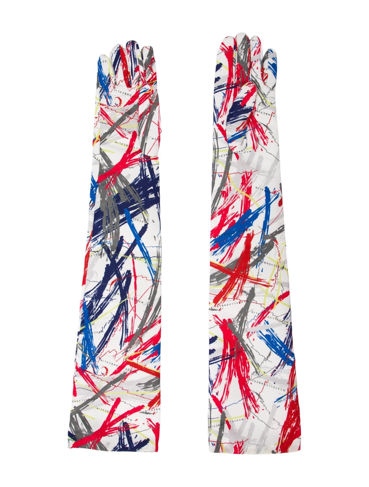 Marcell Von Berlin Patterned Gloves
