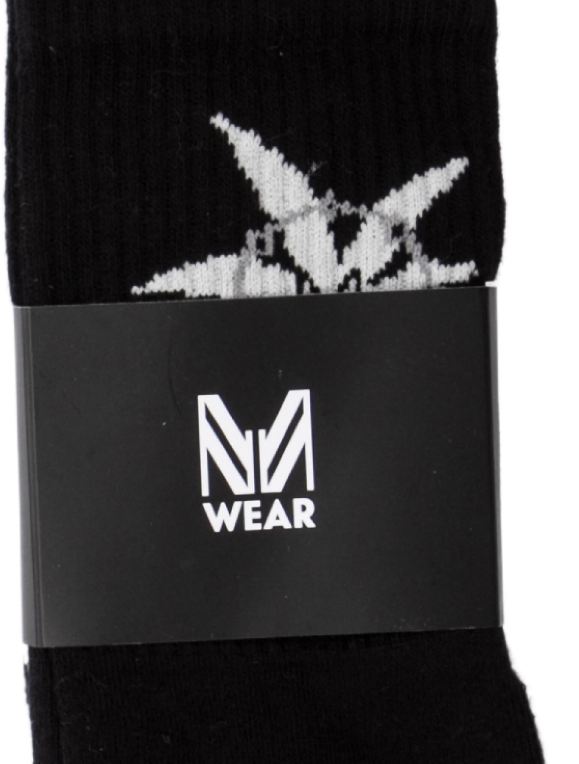 Marcell Von Berlin Cotton Pattern Print Socks w/Tags