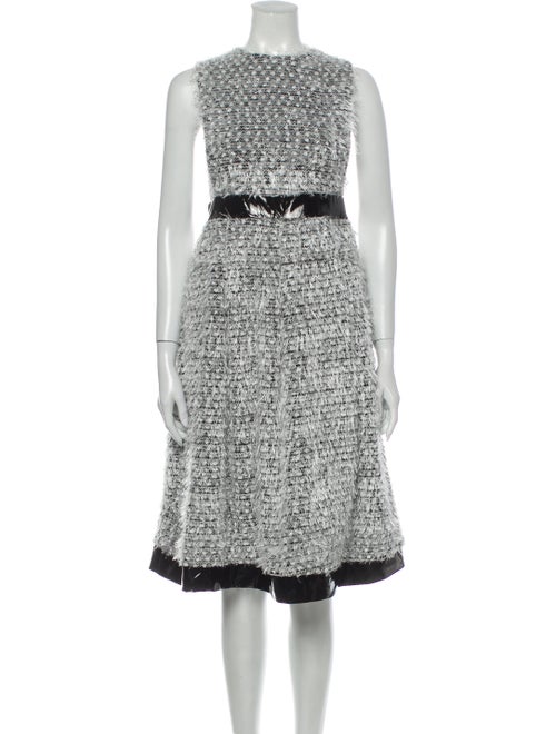 Mademoiselle Charlotte Printed Knee-Length Dress