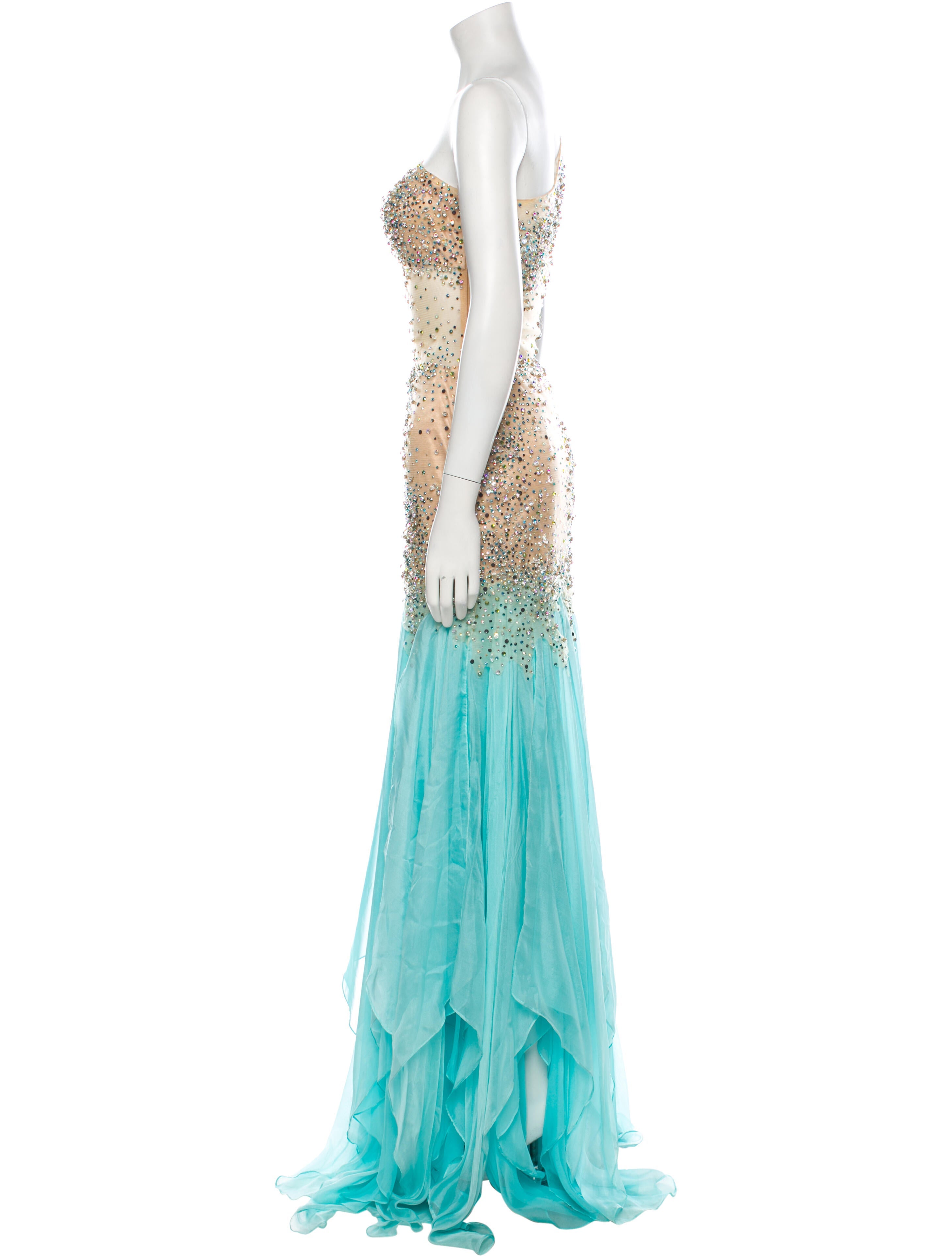 Mac Duggal 68121 One Shoulder Fitted Long Dress main image 1