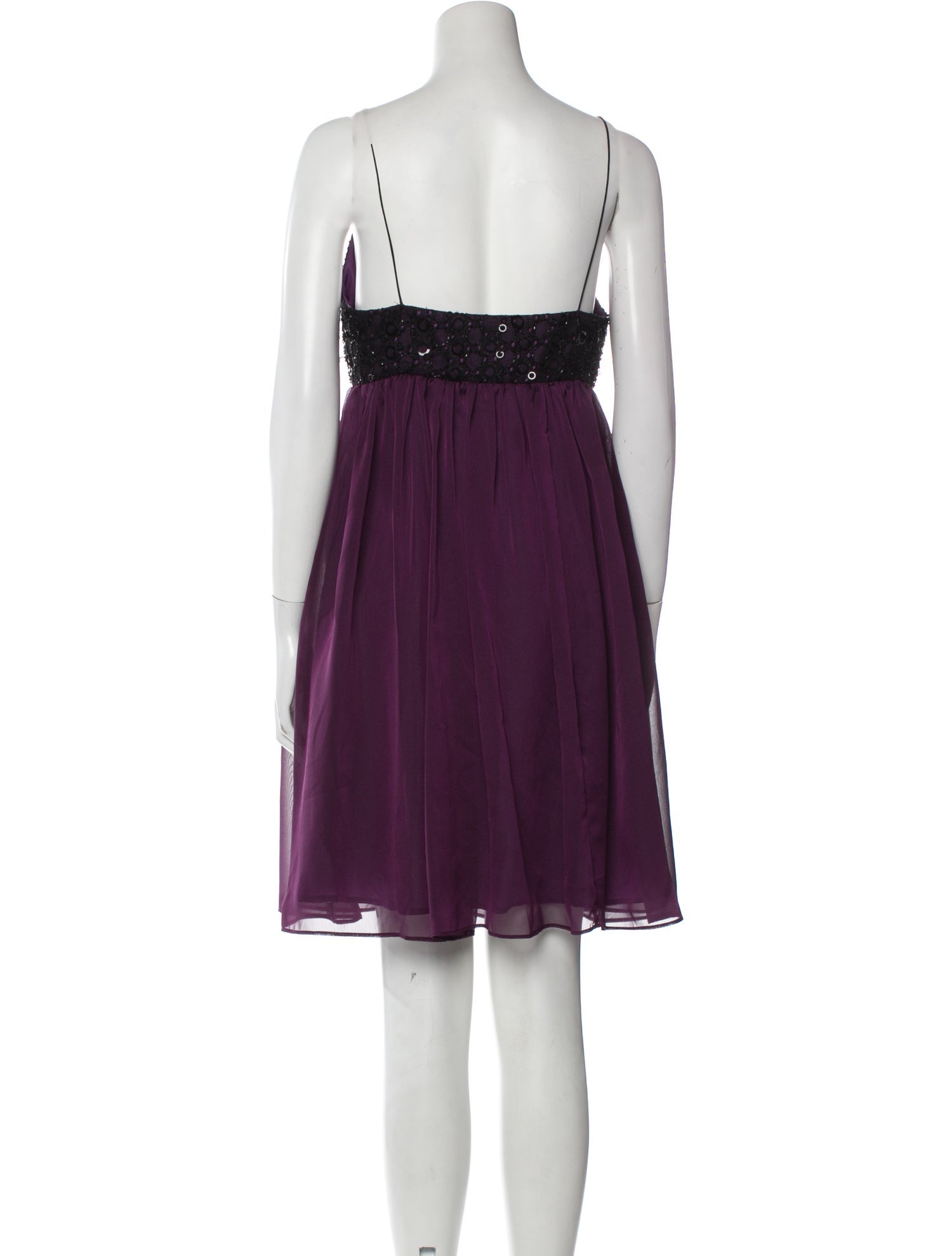 Mac Duggal Colorblock Pattern Mini Dress