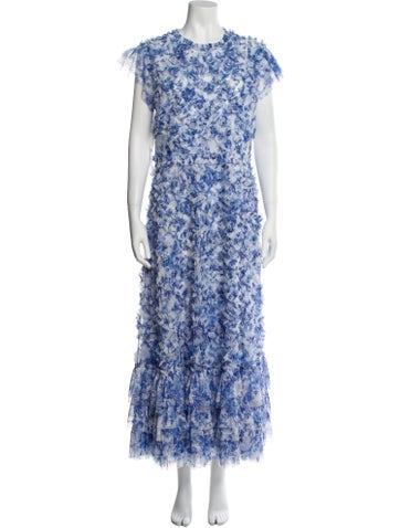 Mac Duggal Dresses Floral Print Long Dress US 10 | L