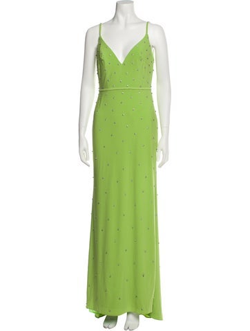 Mac Duggal Dresses Polka Dot Print Long Dress M