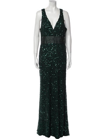 Mac Duggal Dresses V-Neck Long Dress XL