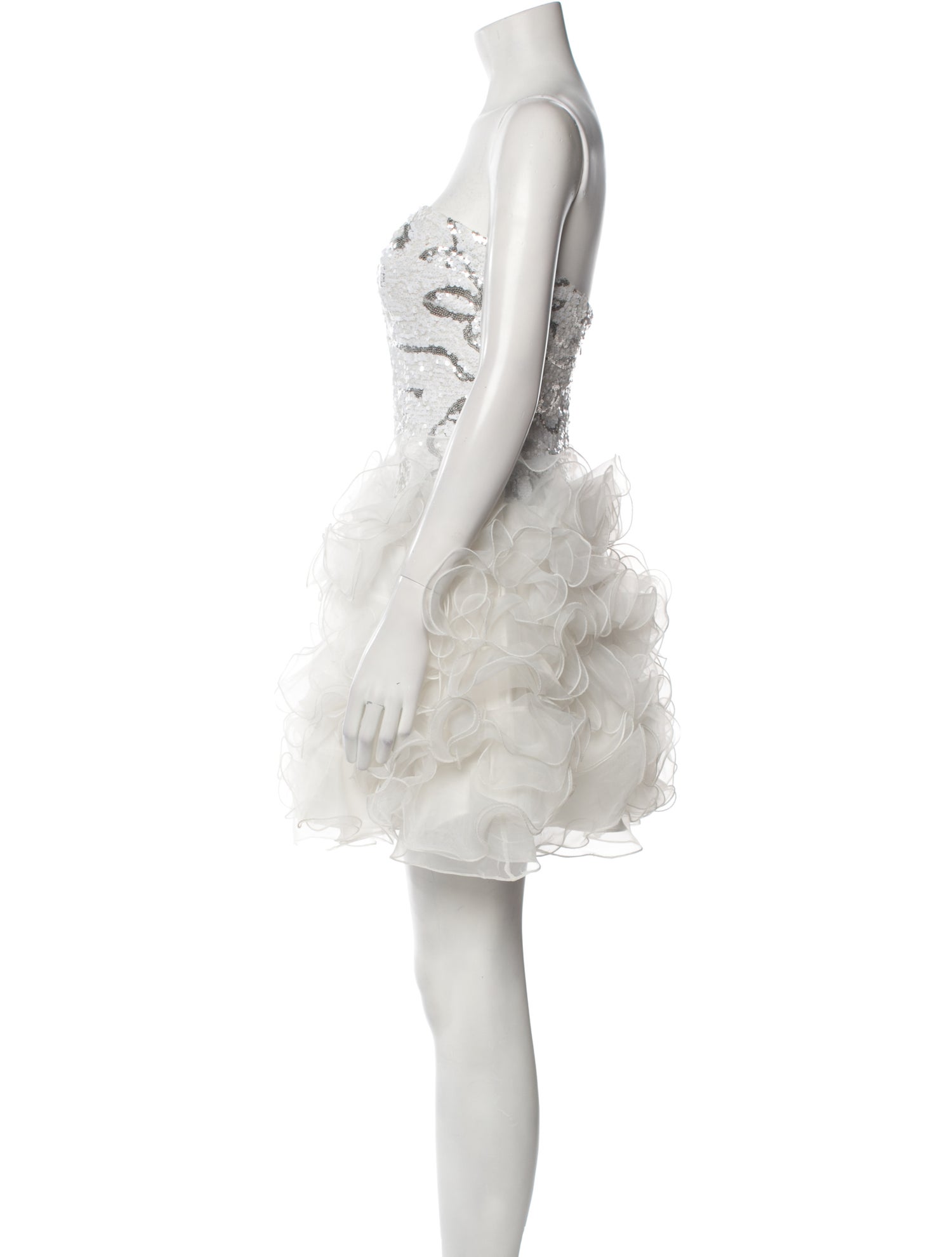 Mac Duggal Strapless Mini Dress