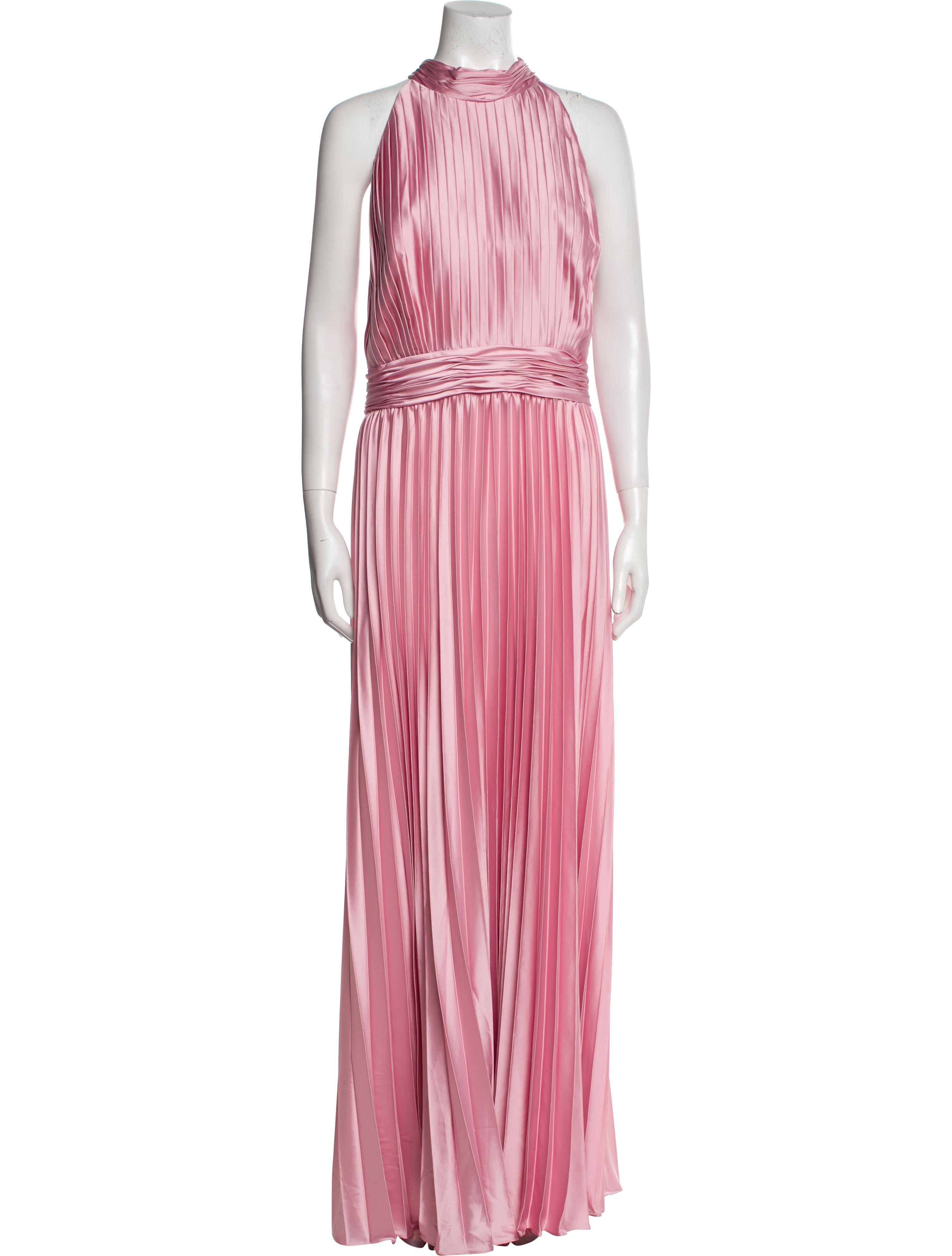 Mac Duggal Mock Neck Long Dress