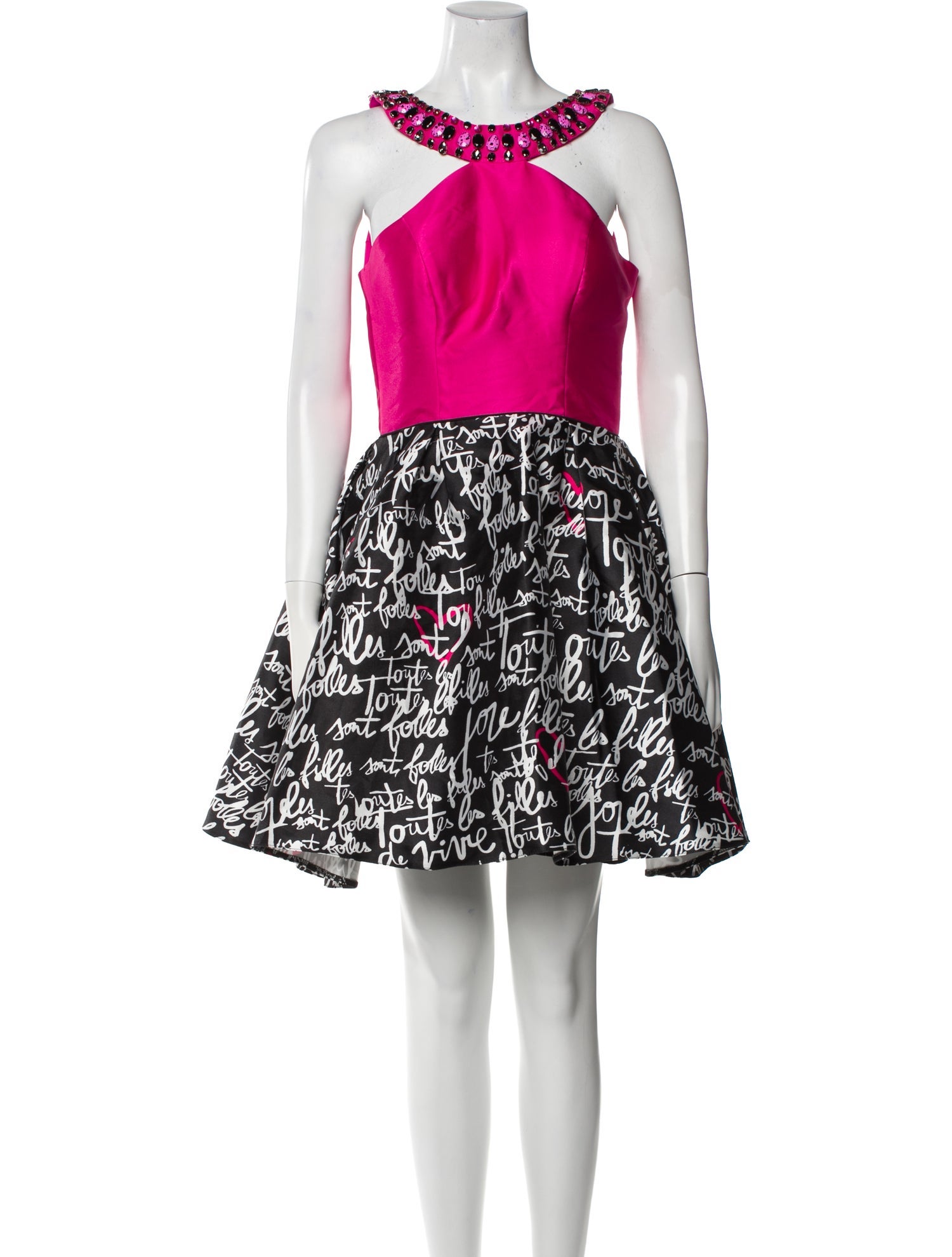 Mac Duggal Printed Mini Dress