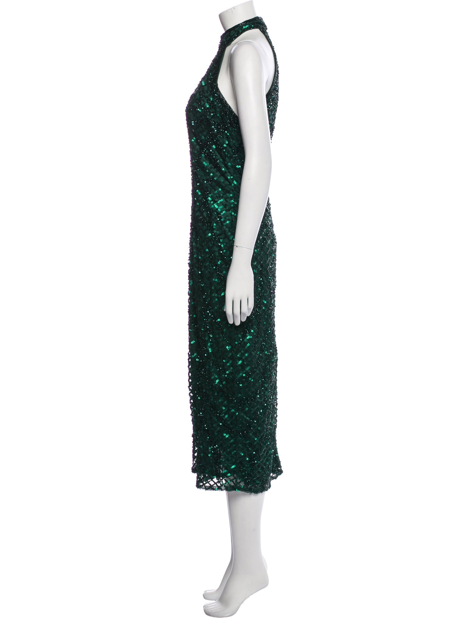 Mac Duggal Mock Neck Mini Dress