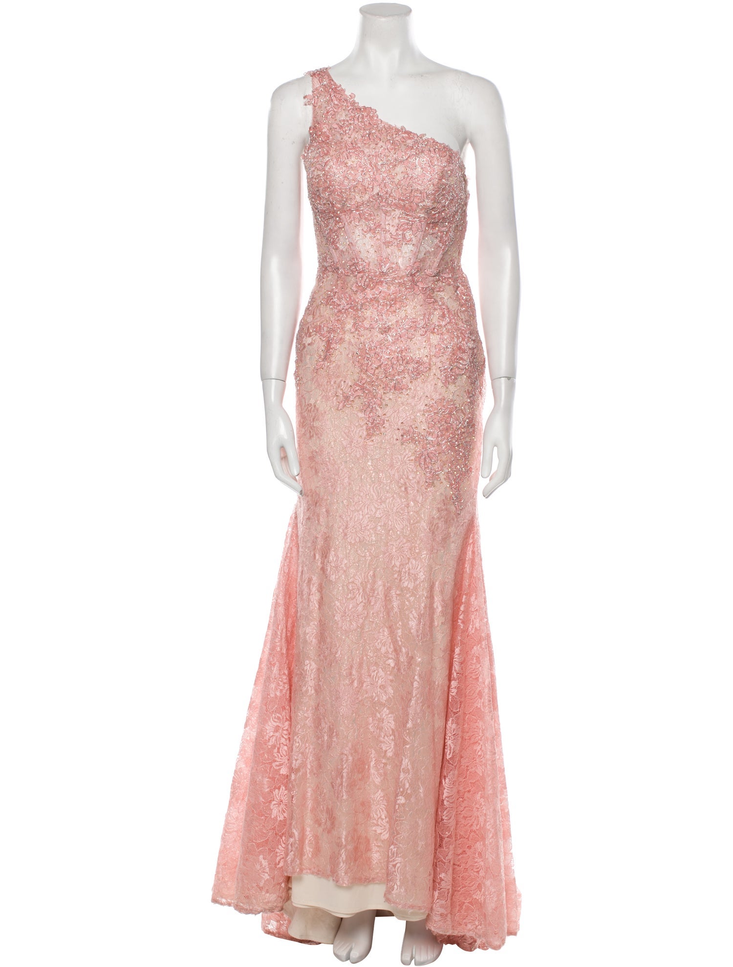 Mac Duggal Printed Long Dress