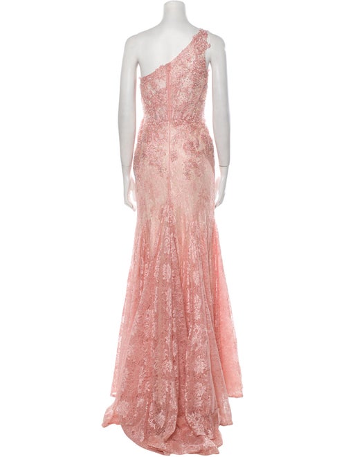 Mac Duggal Printed Long Dress