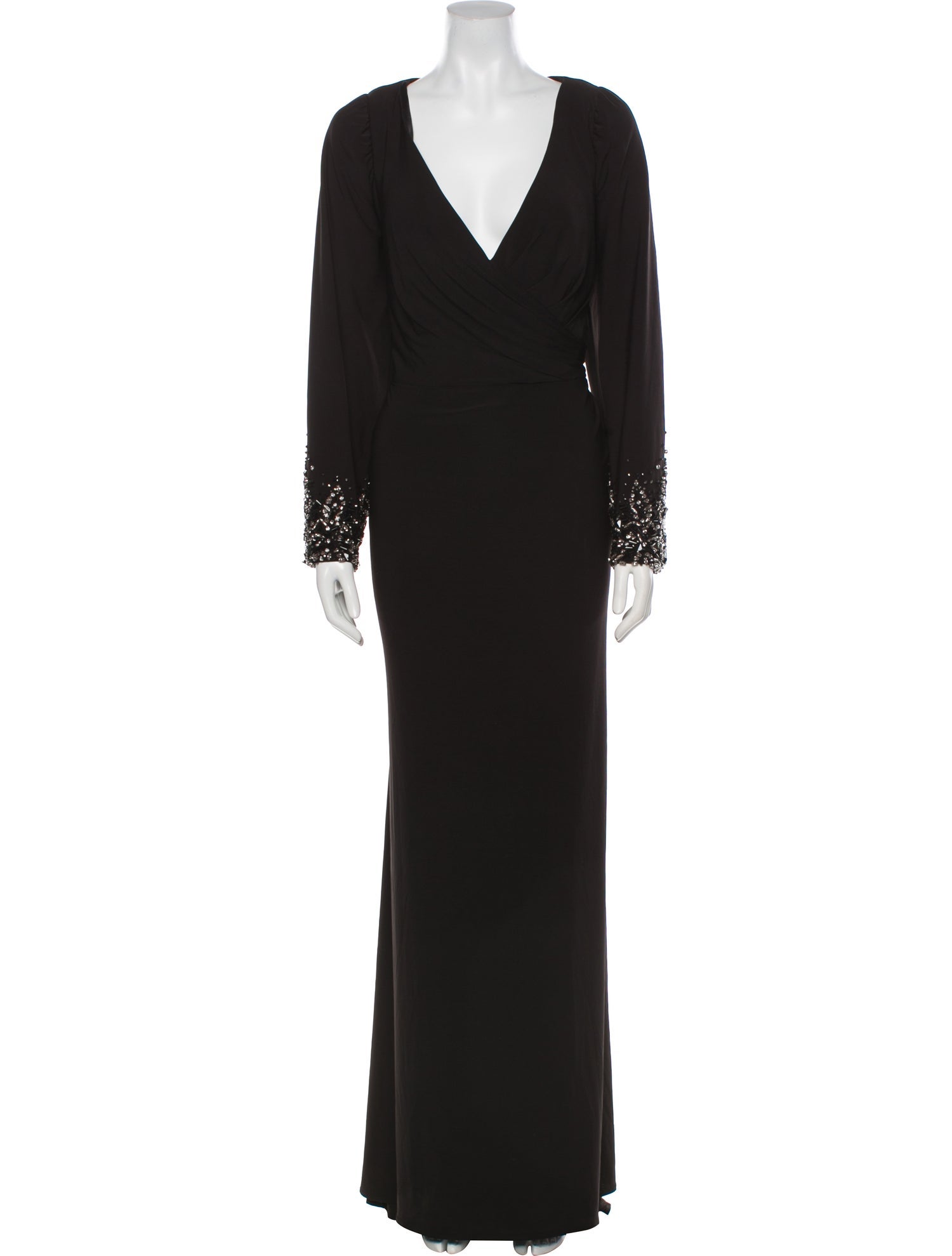 Mac Duggal V-Neck Long Dress w/ Tags