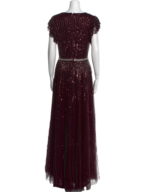 Mac Duggal V-Neck Long Dress