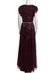 Mac Duggal V-Neck Long Dress