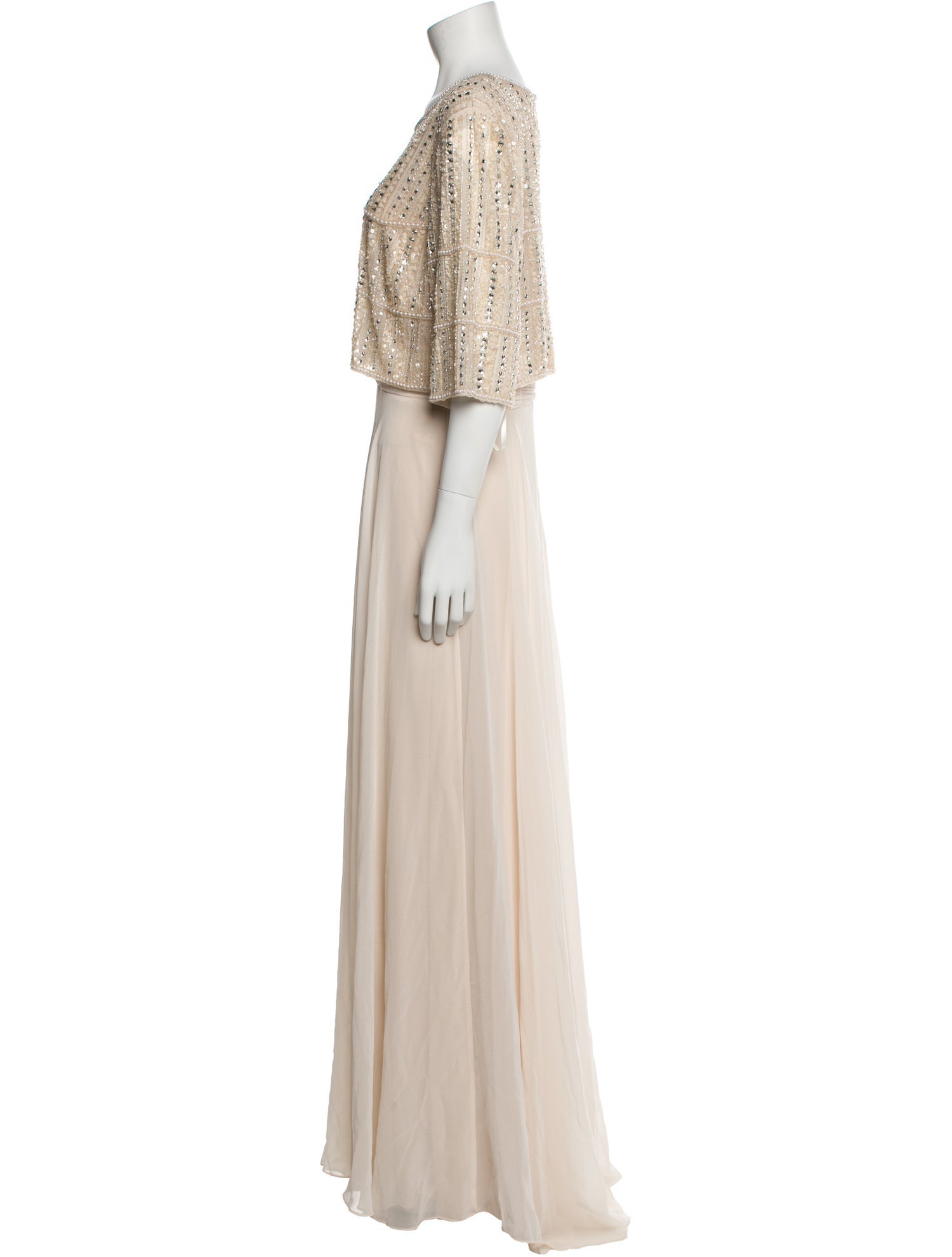 Mac Duggal Scoop Neck Long Dress w/ Tags