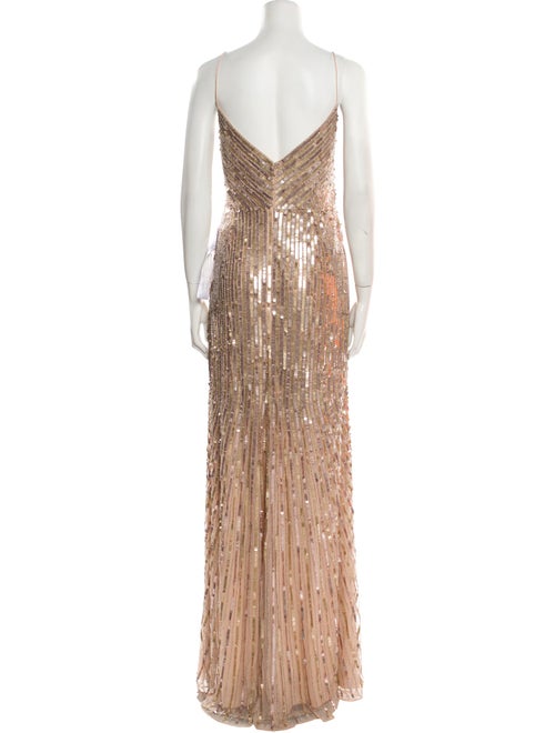 Mac Duggal V-Neck Long Dress