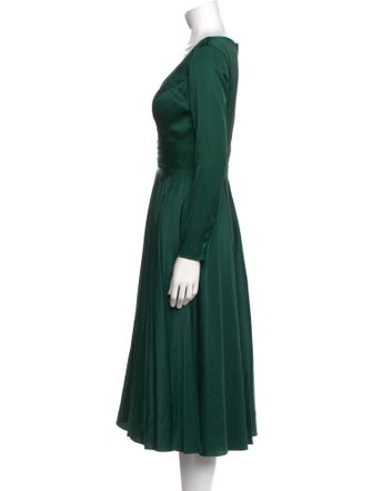 Mac Duggal V-Neck Midi Length Dress