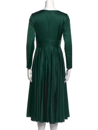 Mac Duggal V-Neck Midi Length Dress