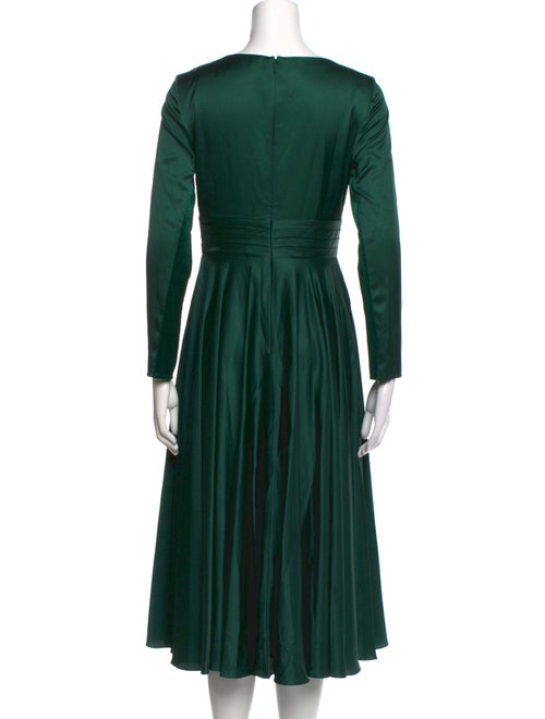 Mac Duggal V-Neck Midi Length Dress