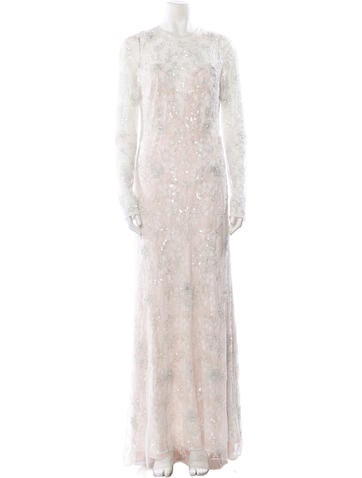 Mac Duggal Dresses Lace Pattern Long Dress M