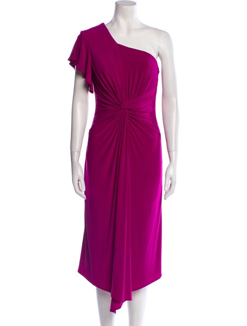 Mac Duggal One-Shoulder Long Dress