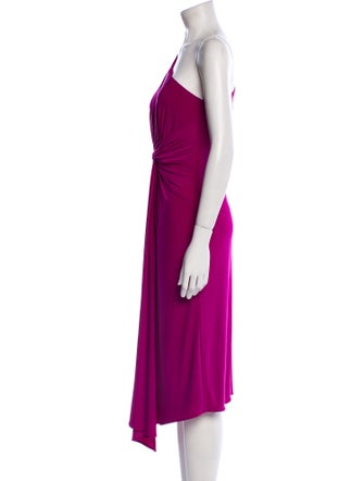 Mac Duggal One-Shoulder Long Dress