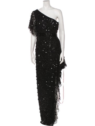 Mac Duggal Dresses One-Shoulder Long Dress M