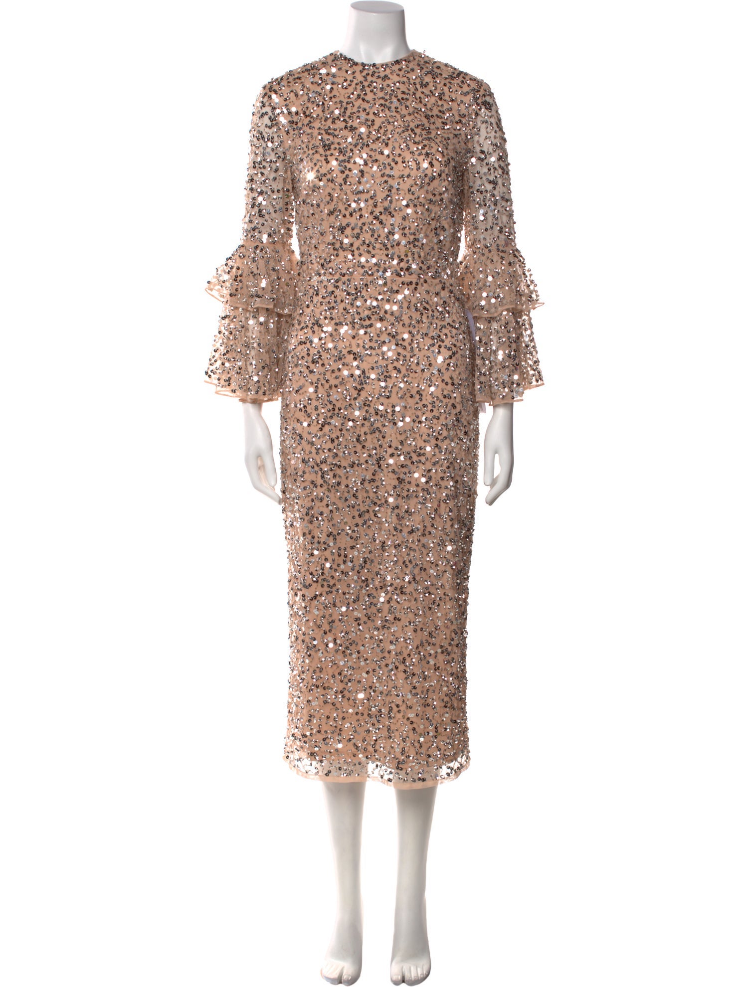 Mac Duggal Printed Long Dress