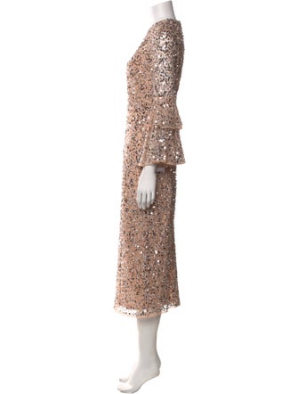 Mac Duggal Printed Long Dress