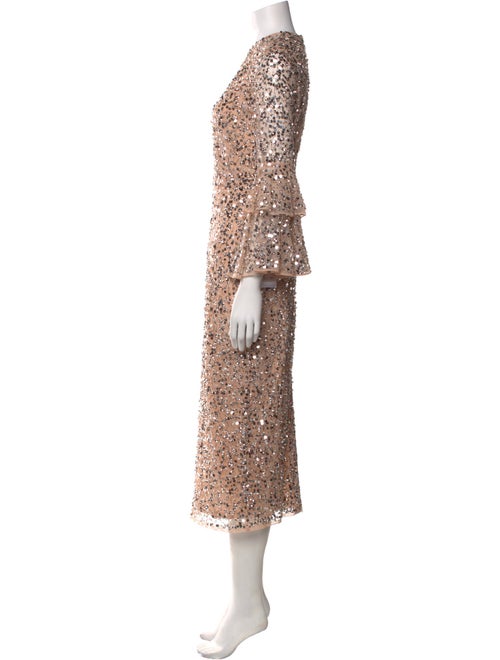 Mac Duggal Printed Long Dress