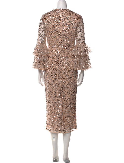 Mac Duggal Printed Long Dress