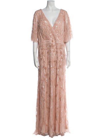 Mac Duggal Dresses Lace Pattern Long Dress XXL