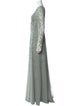 Mac Duggal V-Neck Long Dress