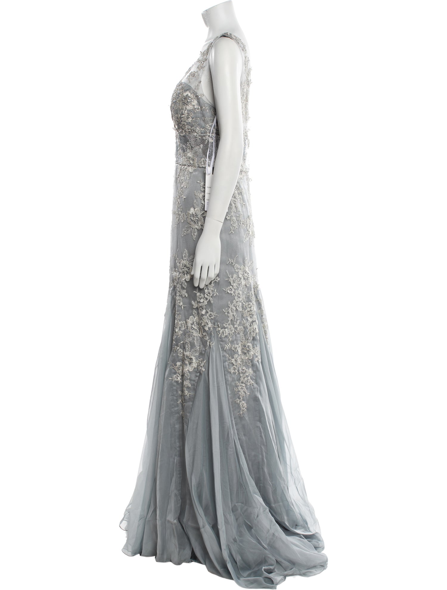 Mac Duggal Silk Long Dress