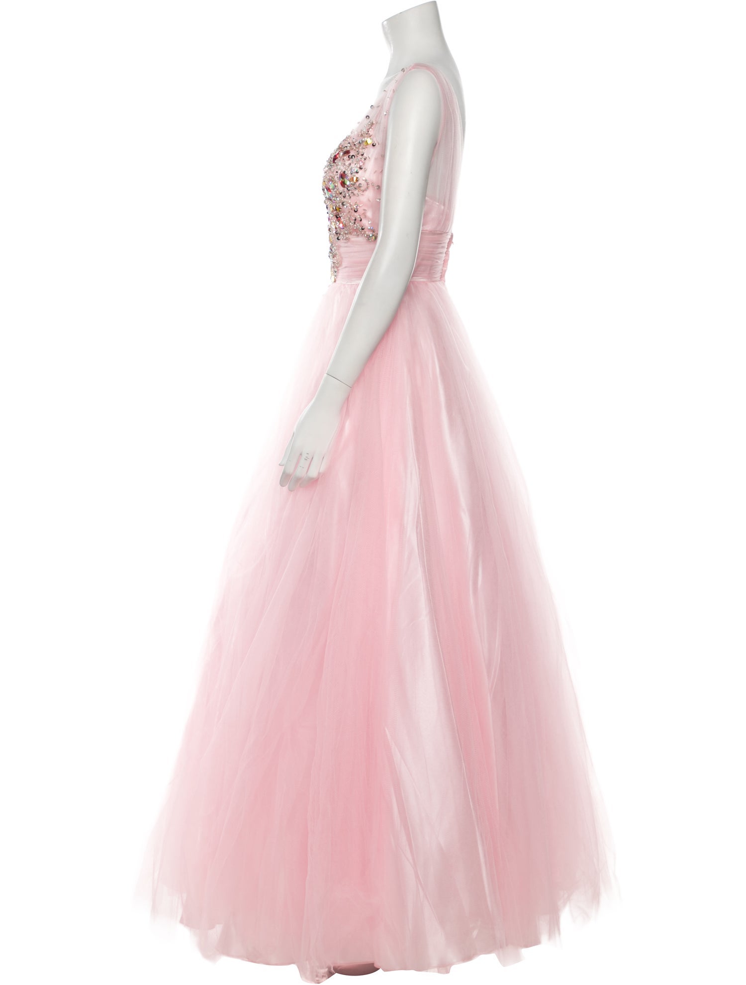 Mac Duggal V-Neck Long Dress w/ Tags