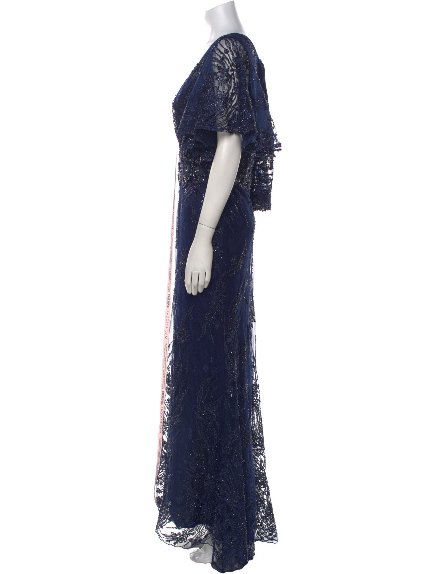 Mac Duggal V-Neck Long Dress w/ Tags