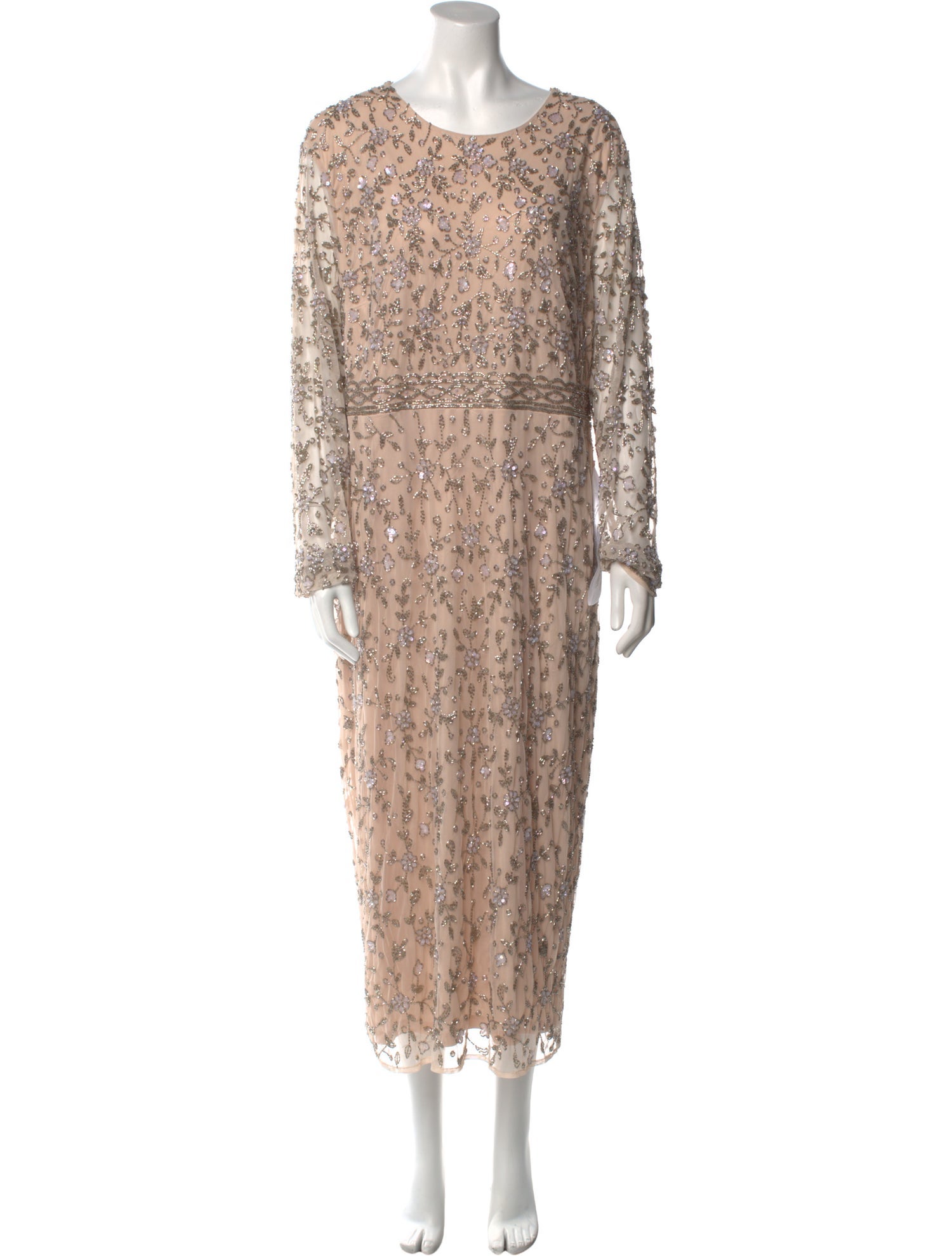 Mac Duggal Patterned Long Dress w/ Tags