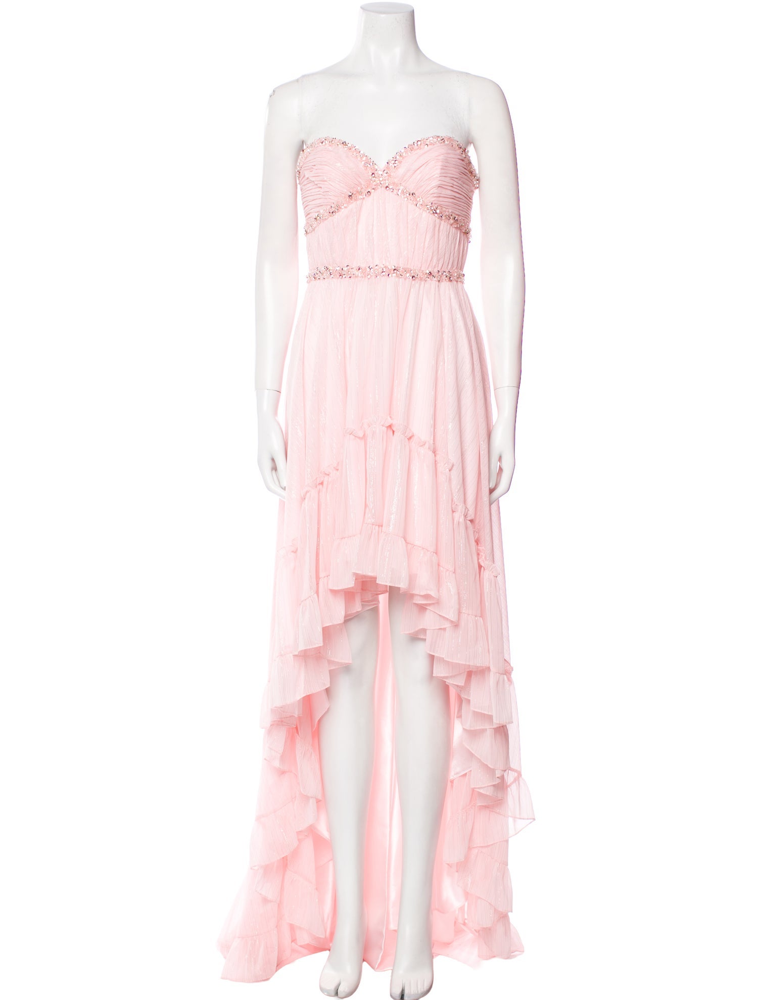 Mac Duggal Strapless Long Dress w/ Tags