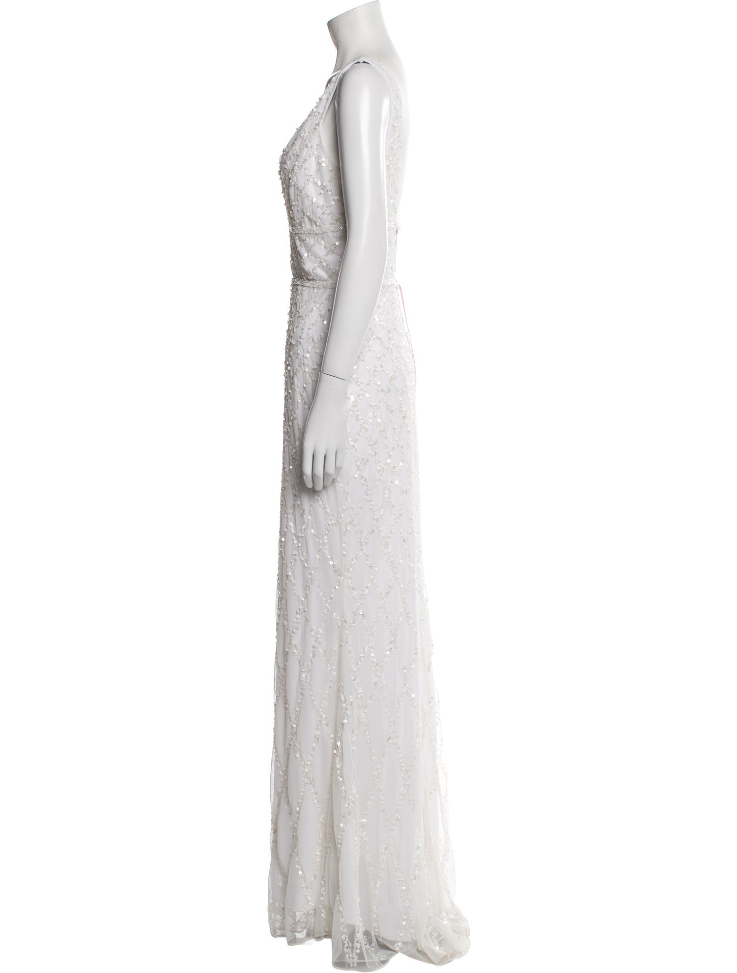 Mac Duggal V-Neck Long Dress w/ Tags