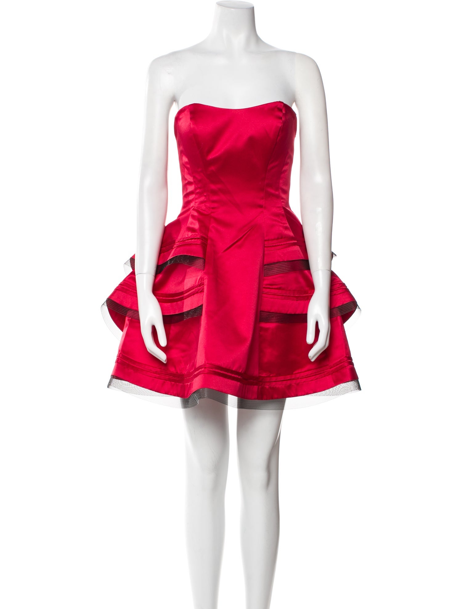 Mac Duggal Strapless Mini Dress w/ Tags