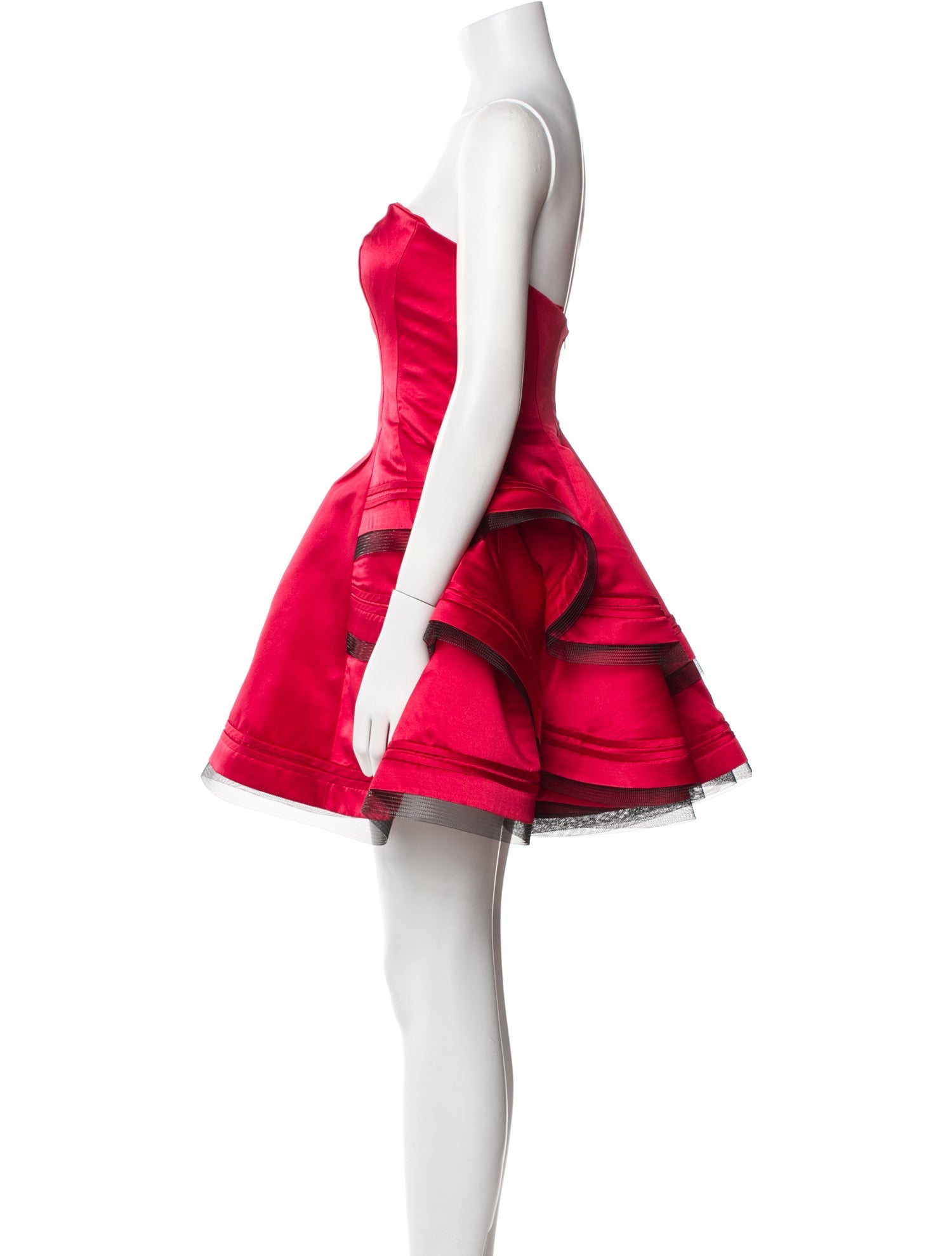 Mac Duggal Strapless Mini Dress w/ Tags